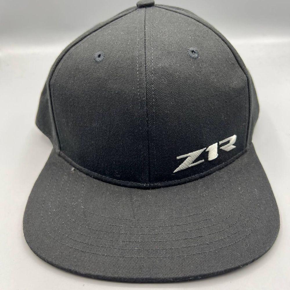 Z1R Motorcycle Hat Men Black Plaid Snap‎ Back Cap